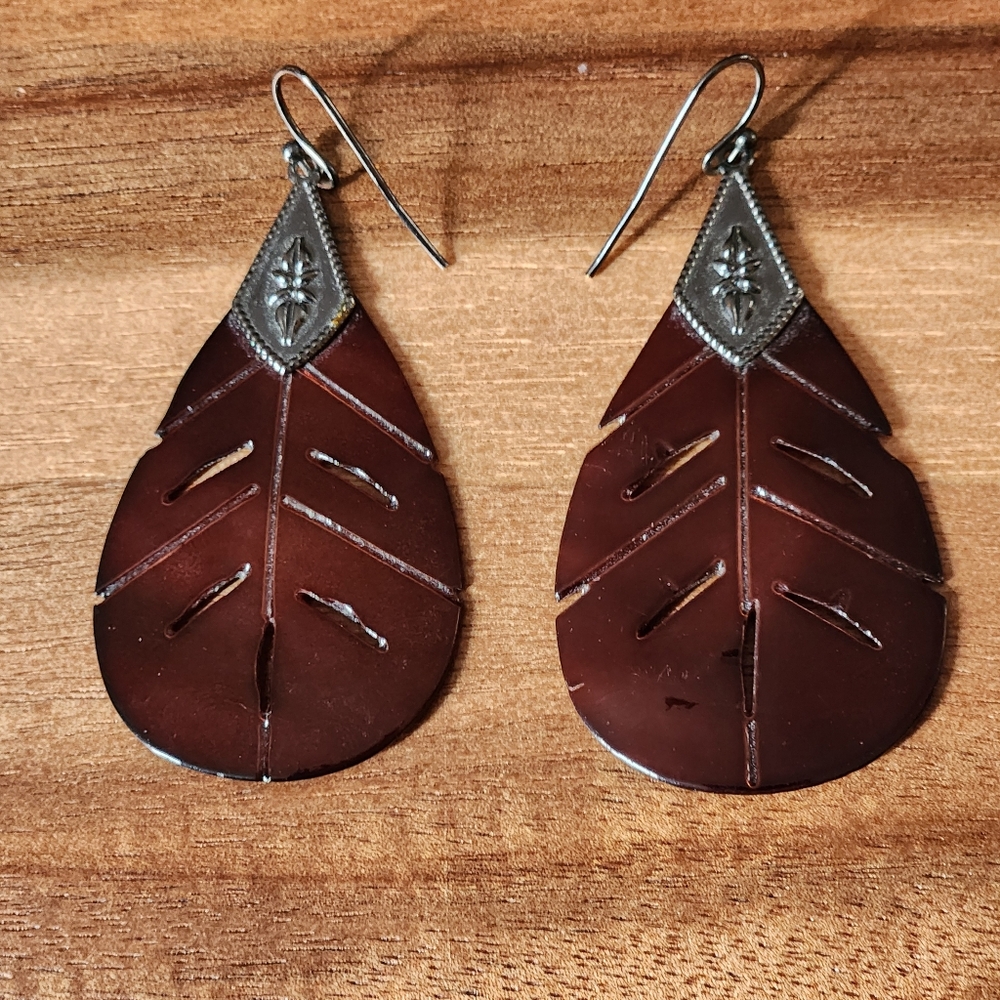 Boho Leaf Earrings